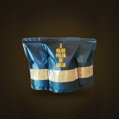 Kit de 3 kg de polen de abeja fresco multifloral ApiMan
