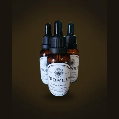 Pack de tres botellas de propóleo en gotas ApiMan de 30 ml