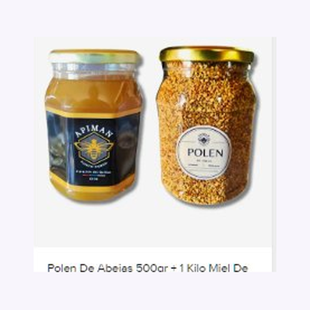 Polen y miel ApiMan para batido
