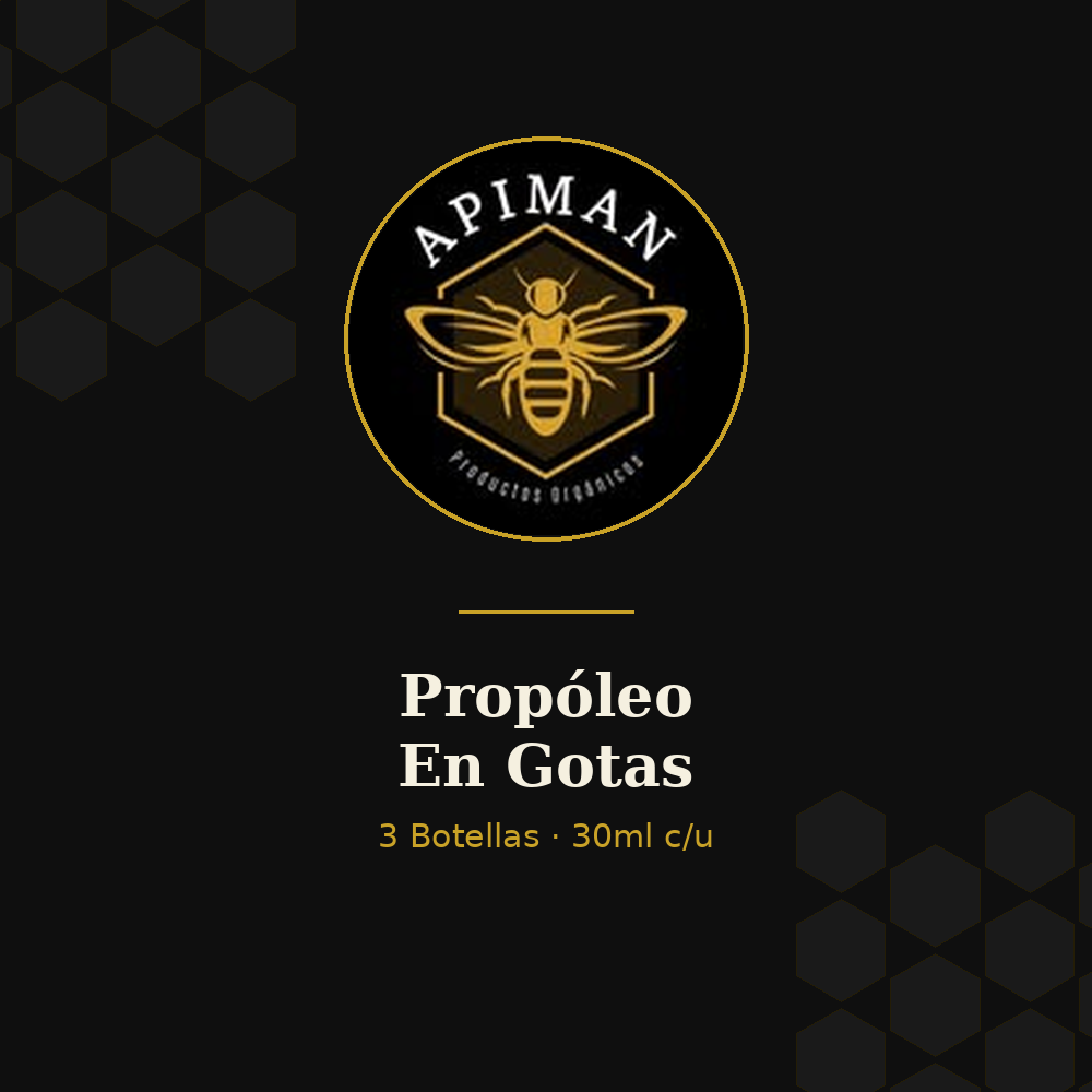 Propóleo de abeja ApiMan