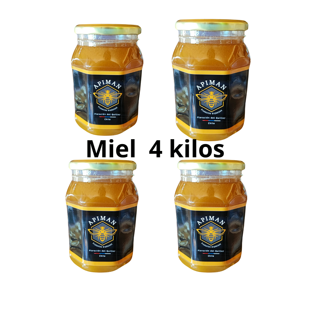 Miel Cruda 4 Kg - Apiman
