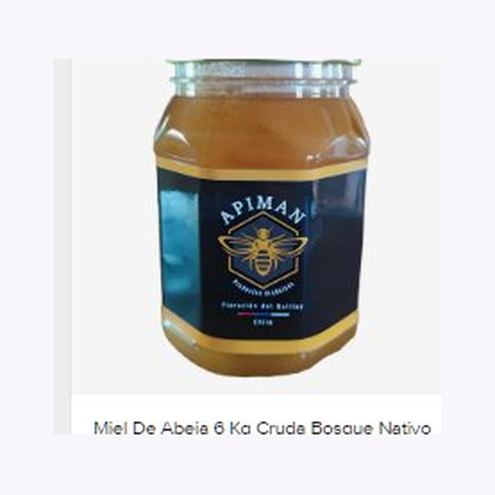 Miel de Abeja Cruda Bosque Nativo 6 Kg - Apiman